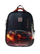 Рюкзак каркасный Stavia 38×30×16 см, «Машина лава», эргономичная спинка, для мальчика - Фото 3