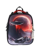 Рюкзак каркасный, школьный, 38×30×16 см, эргономичная спинка, Stavia «Космос» - Фото 3