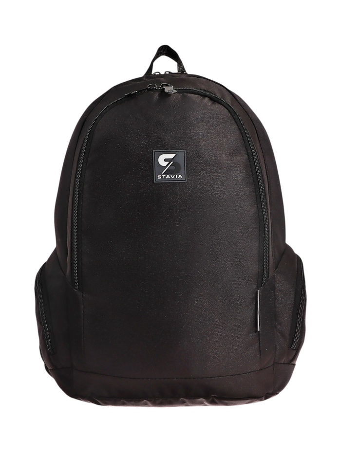 Рюкзак молодежный, школьный, 47×32×17 см, эргономичная спинка, Stavia «Городской», чёрный - Фото 1
