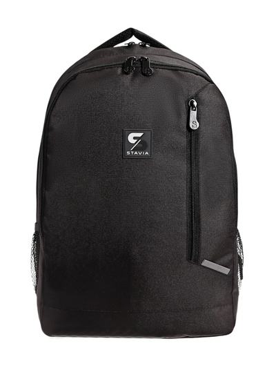 Рюкзак молодежный, школьный, 47×32×17 см, эргономичная спинка, Stavia «Молодёжный», чёрный