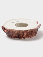 Блюдо для подачи Magistro Wood, 20.5×18.7×5.5 см, фарфор, коричневое - Фото 6