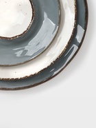 Тарелка Magistro Alpine Frost, d=18 см, фарфор, голубовато-серый - Фото 5