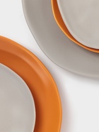 Тарелка Magistro Potter, d=17.7 см, фарфор, оранжевая - Фото 6