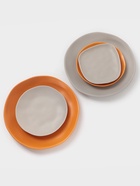 Тарелка Magistro Potter, d=17.7 см, фарфор, оранжевая - Фото 8