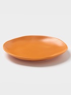 Тарелка Magistro Potter, d=26 см, фарфор, оранжевая - Фото 2