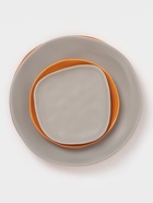 Тарелка Magistro Potter, d=26 см, фарфор, оранжевая - Фото 5