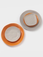 Тарелка Magistro Potter, d=26 см, фарфор, оранжевая - Фото 8