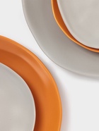 Тарелка Magistro Potter, d=17.7 см, фарфор, светло-серая - Фото 7