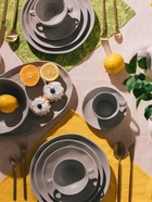 Тарелка Magistro Potter, d=17.7 см, фарфор, светло-серая - Фото 9