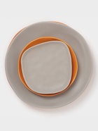 Тарелка Magistro Potter, d=26 см, фарфор, светло-серая - Фото 6