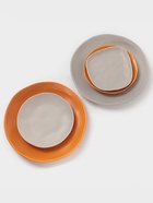 Тарелка Magistro Potter, d=26 см, фарфор, светло-серая - Фото 8