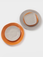 Блюдо для подачи Magistro Potter, 15.1×14.9×1.9 см, фарфор, светло-серое - Фото 8