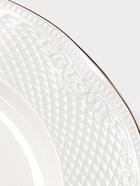 Тарелка WY Empire, d=23 см, фарфор, белая - Фото 4