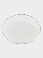 Блюдо сервировочное WY Empire, овальное, 23×30×2.5 см, фарфор, белое - Фото 2