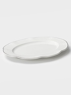 Блюдо сервировочное WY Empire, овальное, 23×30×2.5 см, фарфор, белое - Фото 3