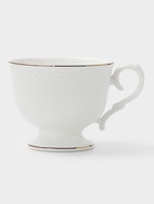 Чайная пара WY Empire, чашка 250 мл, блюдце d=10.4 см, фарфор, белая - Фото 4