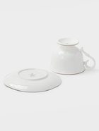 Чайная пара WY Empire, чашка 250 мл, блюдце d=10.4 см, фарфор, белая - Фото 5