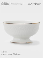 Салатник WY Empire, 300 мл, фарфор, белый - Фото 1