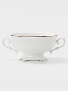 Бульонница с блюдцем WY Empire, 280 мл, фарфор, белая - Фото 5