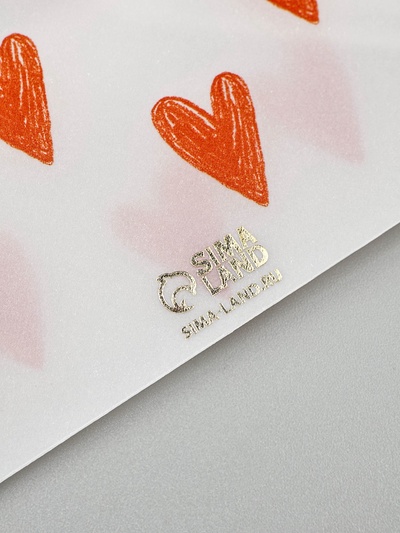 Открытка с конвертом и наклейкой «Люблю», 11 х 16 см