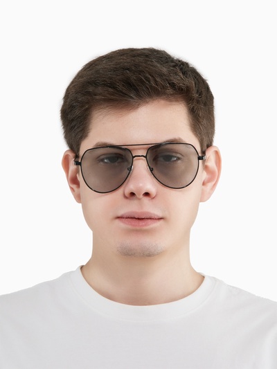 Очки солнцезащитные фотохромные, uv 400, дужка 14.3 см, ширина 13.7 см, линза 5.3×5.7 см