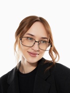 Очки солнцезащитные «OneSun. Прямоугольные», uv 400, линза 4×5.8 см, чёрный, прозрачный - Фото 4