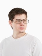 Очки солнцезащитные «OneSun. Прямоугольные», uv 400, линза 4×5.8 см, чёрный, прозрачный - Фото 7