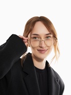 Очки солнцезащитные «OneSun. Прямоугольные», uv 400, линза 4×5.8 см, цвет золото, прозрачный - Фото 4