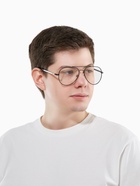 Очки солнцезащитные «OneSun. Авиаторы», uv 400, линза 5.1×5.5 см, чёрный, прозрачный - Фото 4