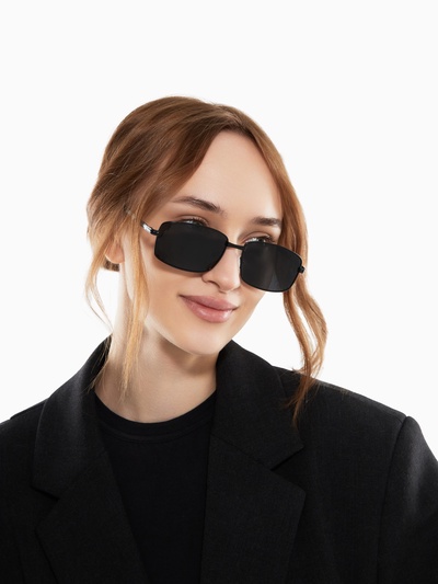 Очки солнцезащитные поляризационные, дужка 12.7 см, ширина 13.1 см, линза 3.8×5.8 см