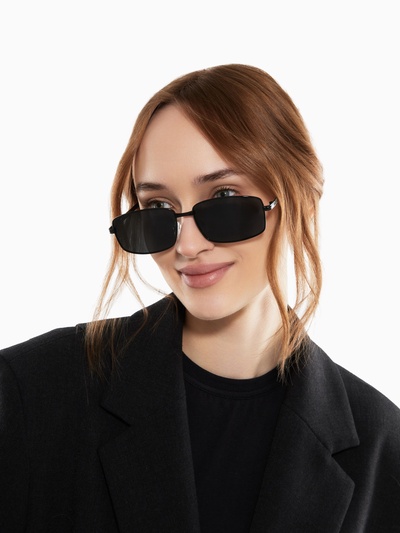 Очки солнцезащитные поляризационные, дужка 12.7 см, ширина 13.1 см, линза 3.8×5.8 см