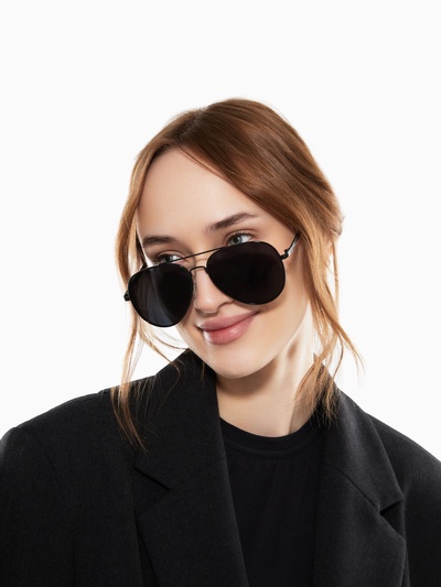 Очки солнцезащитные поляризационные, дужка 13 см, ширина 14.5 см, линза 5.2×5.9 см