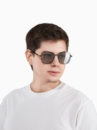 Очки солнцезащитные «OneSun. Прямоугольные», uv 400, линза 5×5.5 см, чёрный, серый - Фото 6