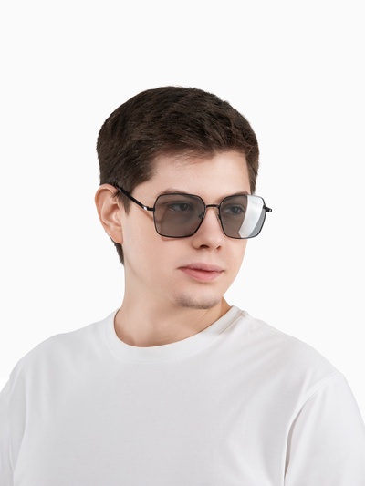 Очки солнцезащитные фотохромные, uv 400, дужка 13.5 см, ширина 12.7 см, линза 5×5.5 см