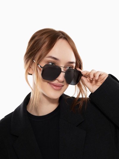 Очки солнцезащитные uv 400, дужка 14.2 см, ширина 13.1 см, линза 5.1×5.9 см