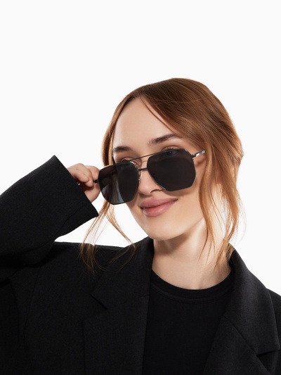 Очки солнцезащитные uv 400, дужка 14.2 см, ширина 13.1 см, линза 5.1×5.9 см