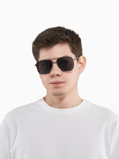 Очки солнцезащитные uv 400, дужка 14.2 см, ширина 13.1 см, линза 5.1×5.9 см