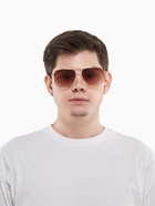 Очки солнцезащитные «OneSun. Авиаторы», uv 400, линза 5.1×5.9 см, цвет золотой, коричневый - Фото 6