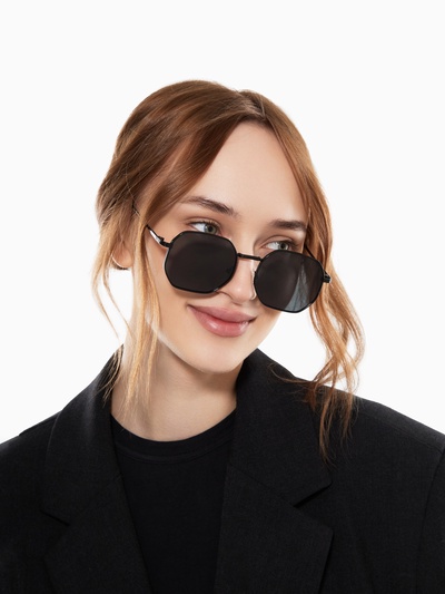 Очки солнцезащитные uv 400, дужка 12.8 см, ширина 12.8 см, линза 4.6×5.4 см