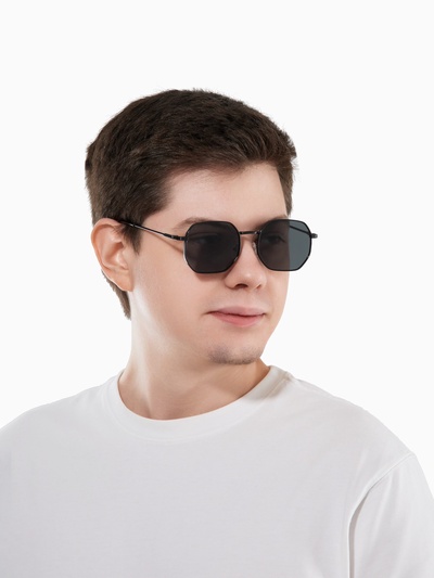 Очки солнцезащитные uv 400, дужка 12.8 см, ширина 12.8 см, линза 4.6×5.4 см