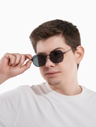 Очки солнцезащитные «OneSun. Прямоугольные», uv 400, линза 4.6×5.4 см, чёрный, серый - Фото 7