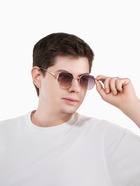 Очки солнцезащитные uv 400, дужка 12.8 см, ширина 12.8 см, линза 4.6×5.4 см 10798004 - фото 15764799