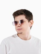Очки солнцезащитные uv 400, дужка 12.8 см, ширина 12.8 см, линза 4.6×5.4 см 10798004 - фото 15764800