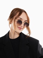 Очки солнцезащитные «OneSun. Восьмиугольные», uv 400, линза 4.6×5.4 см, цвет золотой, градиент синий - Фото 4