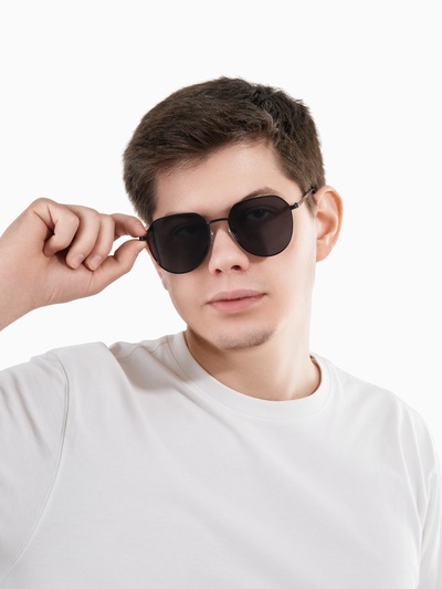 Очки солнцезащитные uv 400, дужка 13 см, ширина 12.5 см, линза 5.1×5.4 см