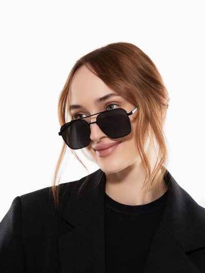 Очки солнцезащитные uv 400, дужка 13.1 см, ширина 12.5 см, линза 4.9×5.3 см