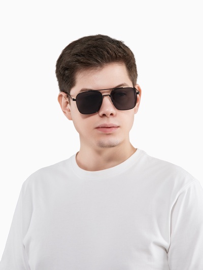 Очки солнцезащитные uv 400, дужка 13.1 см, ширина 12.5 см, линза 4.9×5.3 см