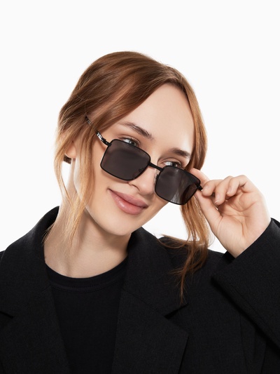 Очки солнцезащитные поляризационные, дужка 13.2 см, ширина 12.8 см, линза 4.3×5.5 см