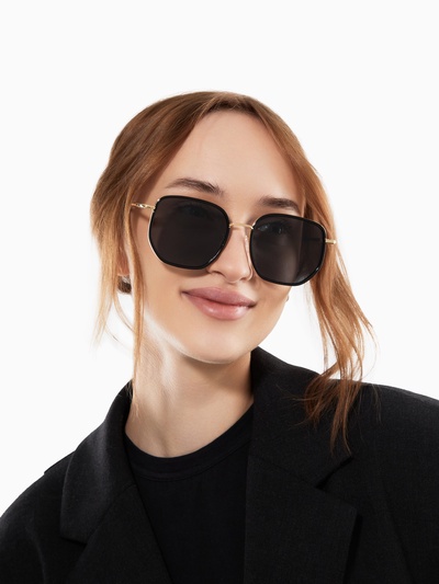 Очки солнцезащитные uv 400, дужка 14 см, ширина 13 см, линза 5.1×5.7 см