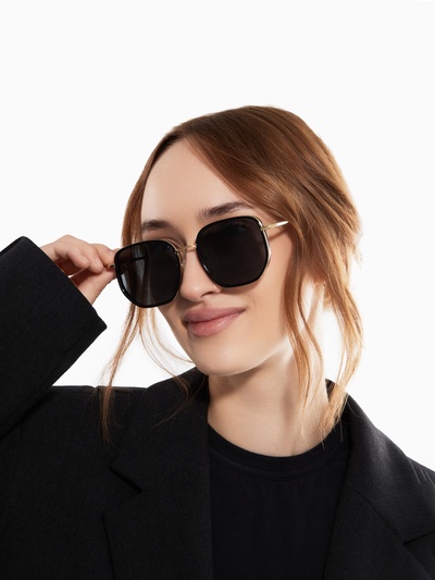 Очки солнцезащитные uv 400, дужка 14 см, ширина 13 см, линза 5.1×5.7 см